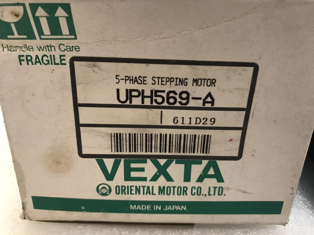 Vexta UPH569-A Stepper Oriental Motor 5ph Dc .75A