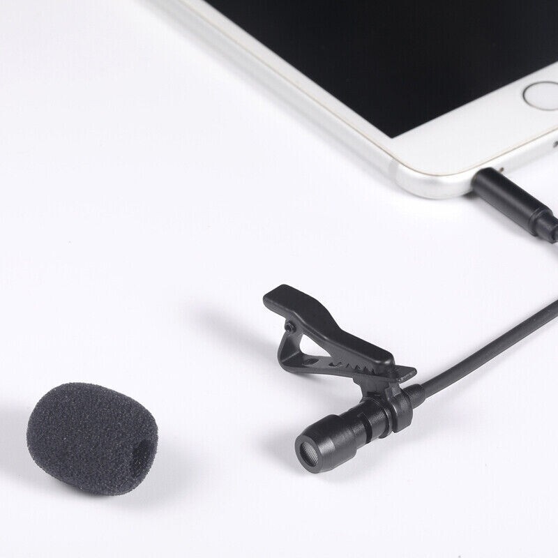 PROFESSIONAL Lavalier Lapel Microphone Mic For iPhone Android&Windows Smartphone