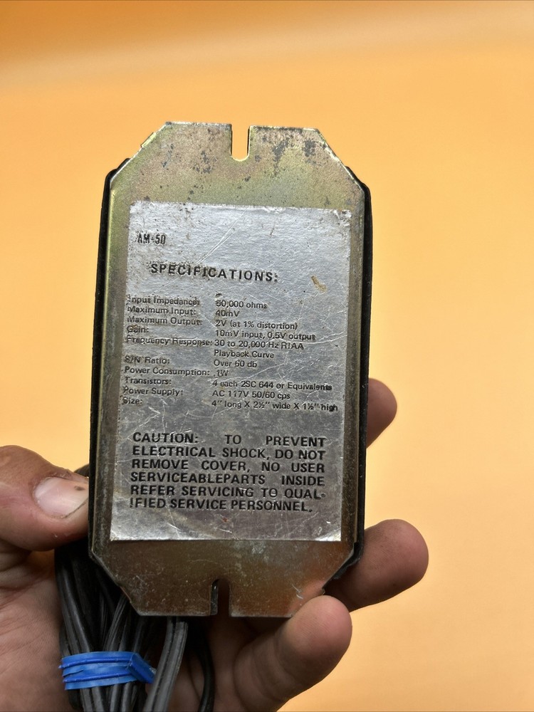 Vintage Audiotex Solid State Stereo Pre Amplifier