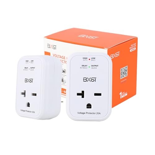 Single Outlet Surge Protector for Refrigerator/Air 220V 2PACK