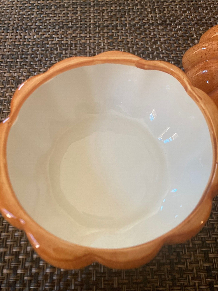 Vintage Pumpkin Candy Dish