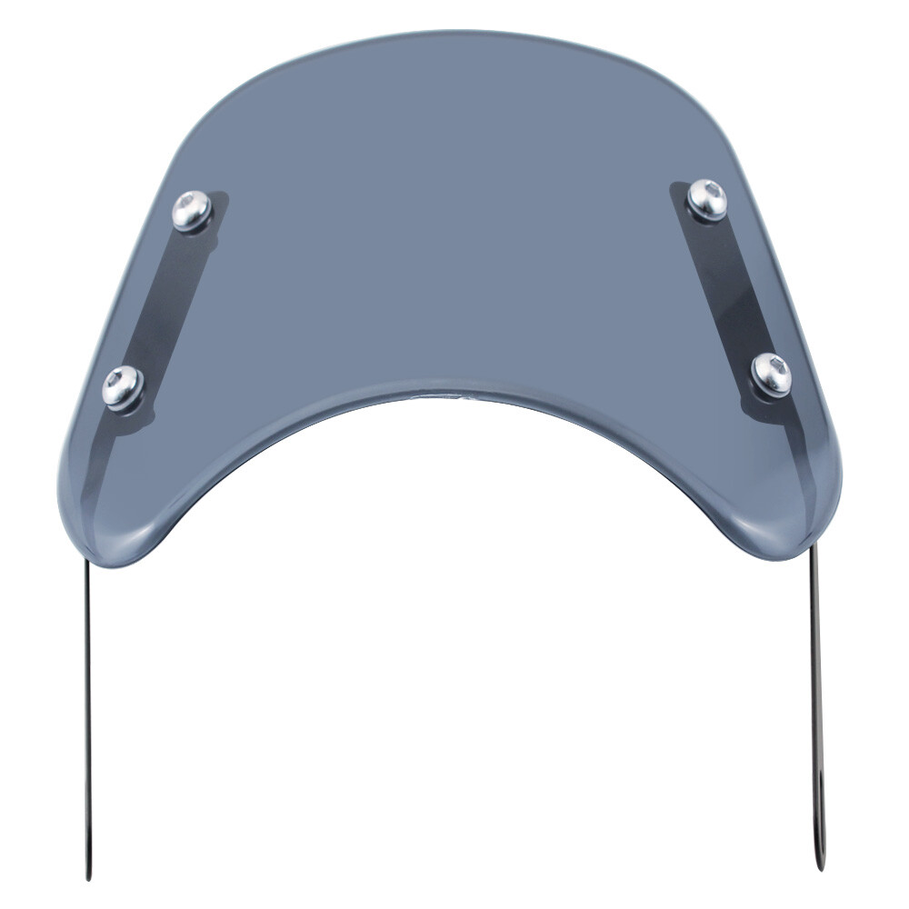 Universal Smoke 5-7'' Headlight Windshield Wind Deflector For Cafe Racer Yamaha