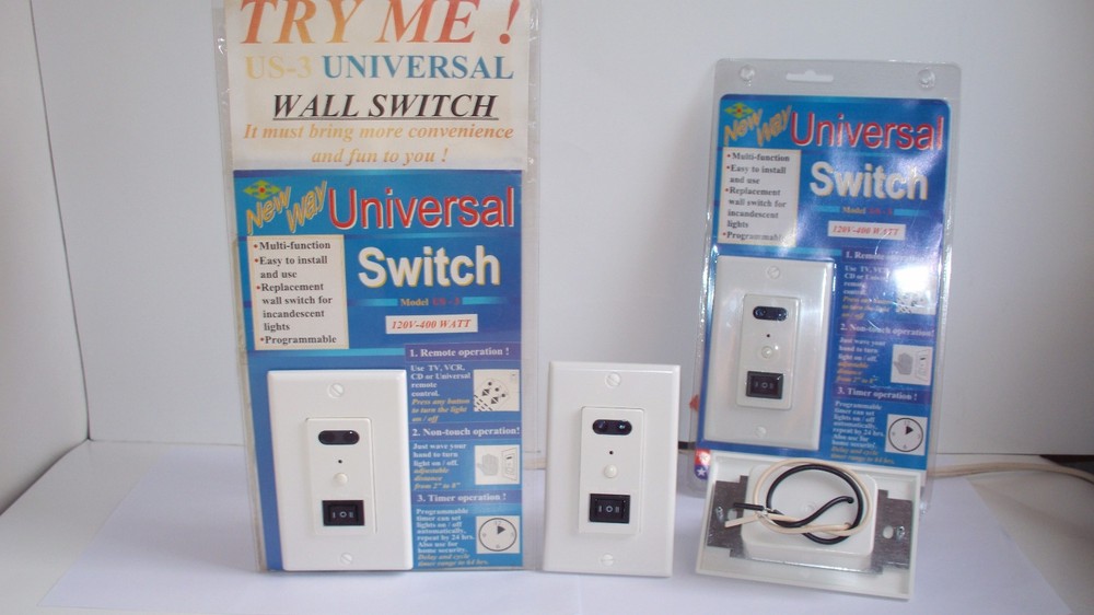 US-3 Smart Wall Switch: Touchless, Remote control, Timer wall Switch