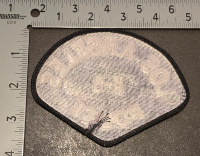 Police Los Angeles K9 Patch