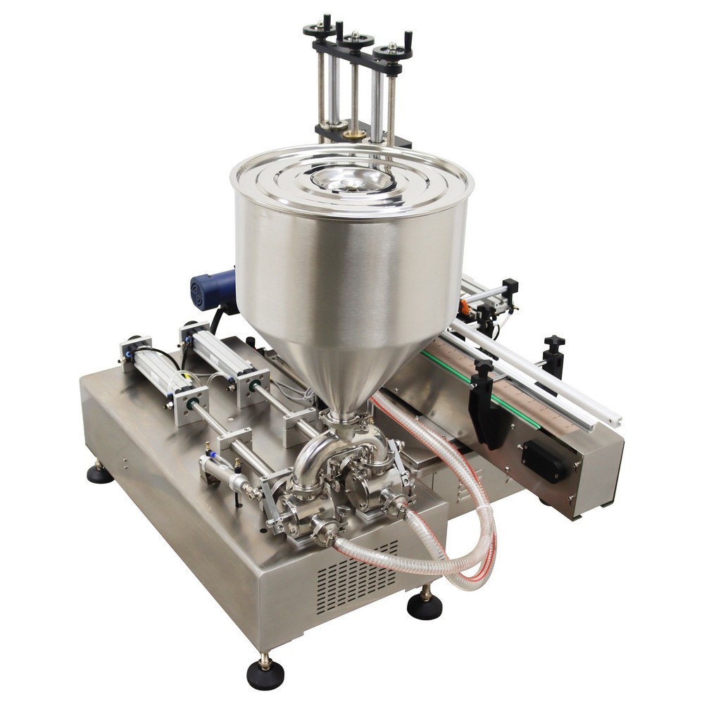 10-100ml Desktop Automatic Double Head Paste Filling Machine W/Control Display
