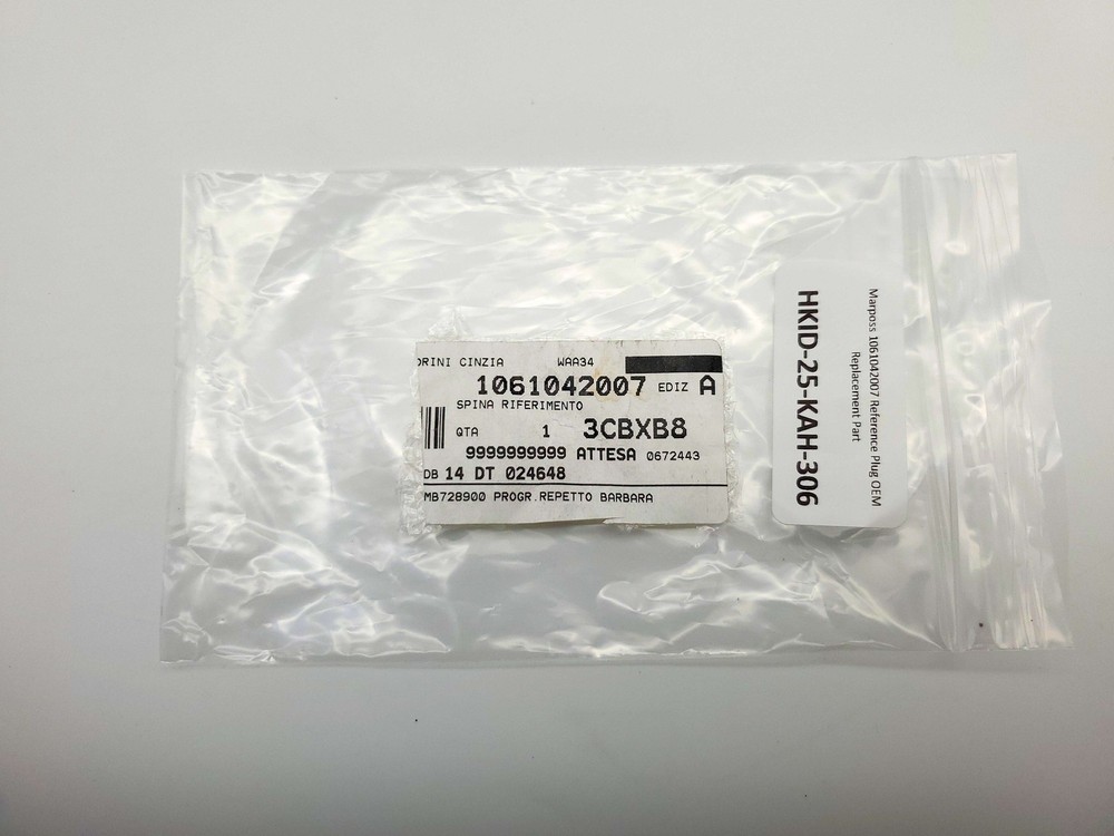 Marposs 1061042007 Reference Plug OEM Replacement Part