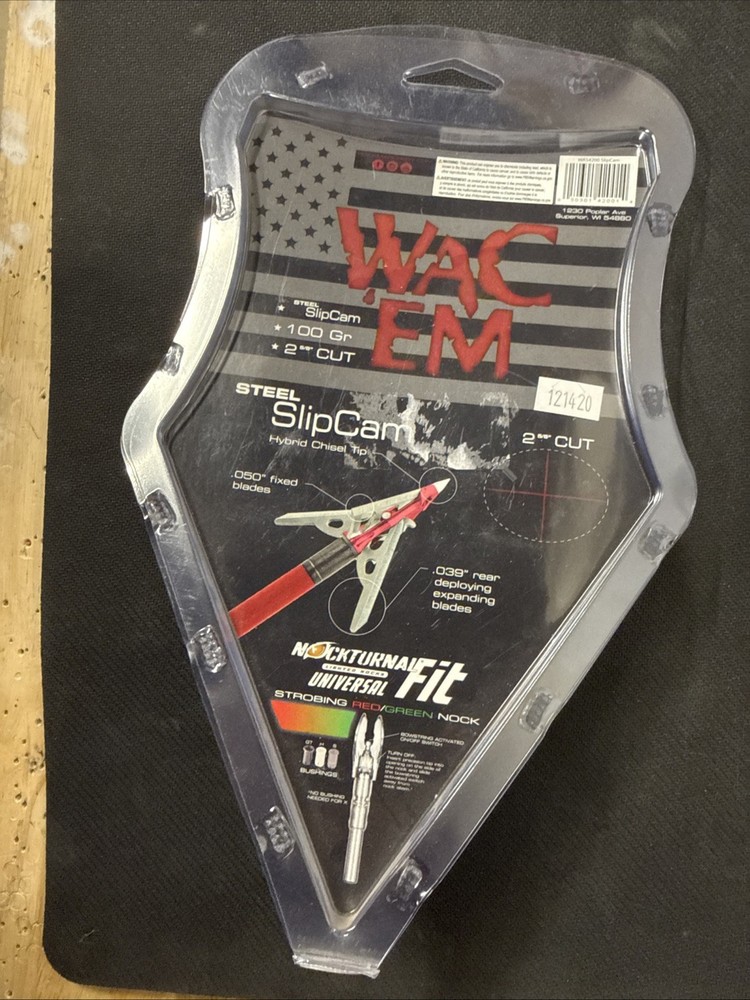 wac em broadheads 100