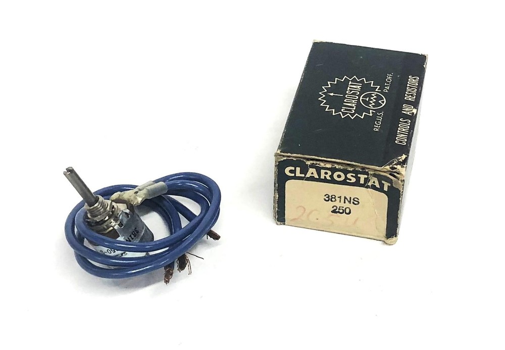 Clarostat Potentiometer 381NS 250 NOS