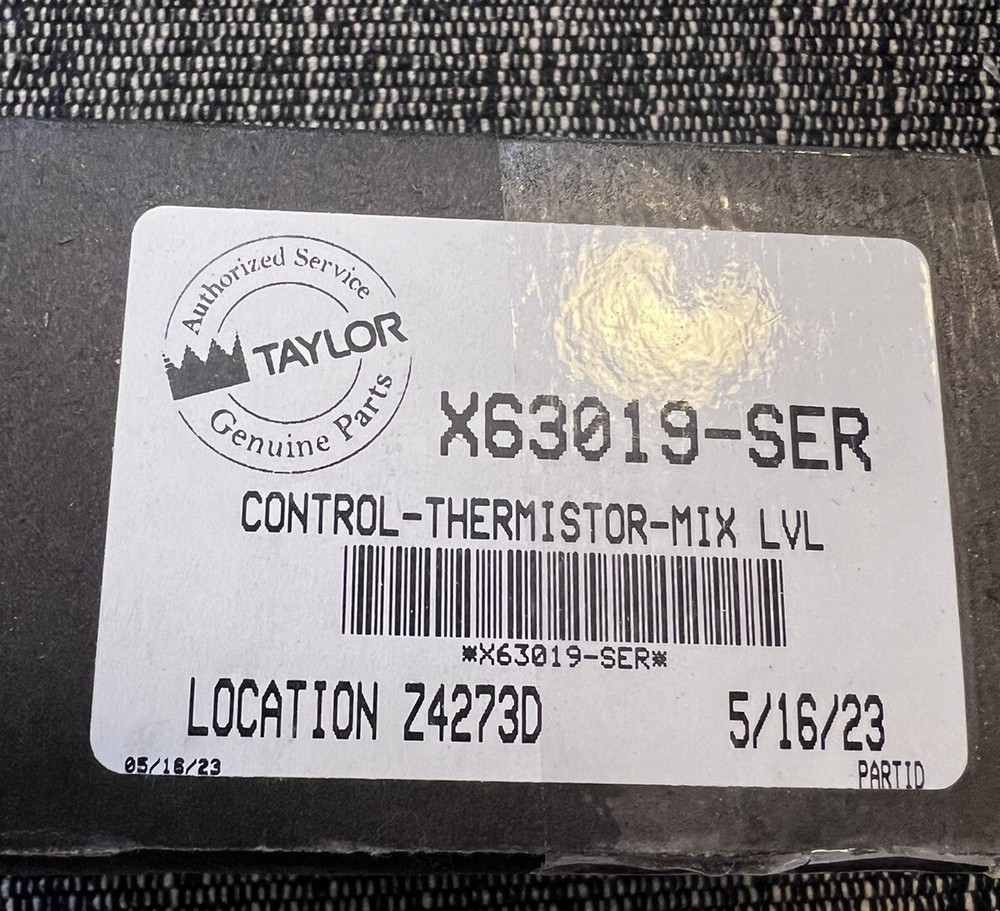 Taylor X63019SER Temperature Control/MISSING POTENTIOMETER