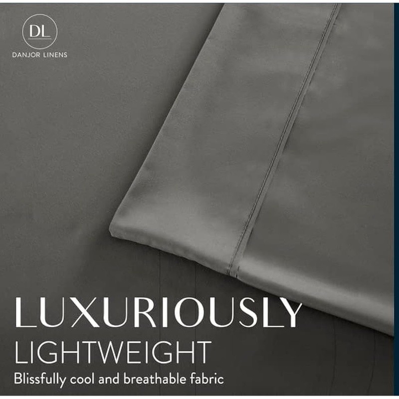 Luxurious Microfiber Bedding Set Soft Breathable Hotel Quality Pillowcases 6PC