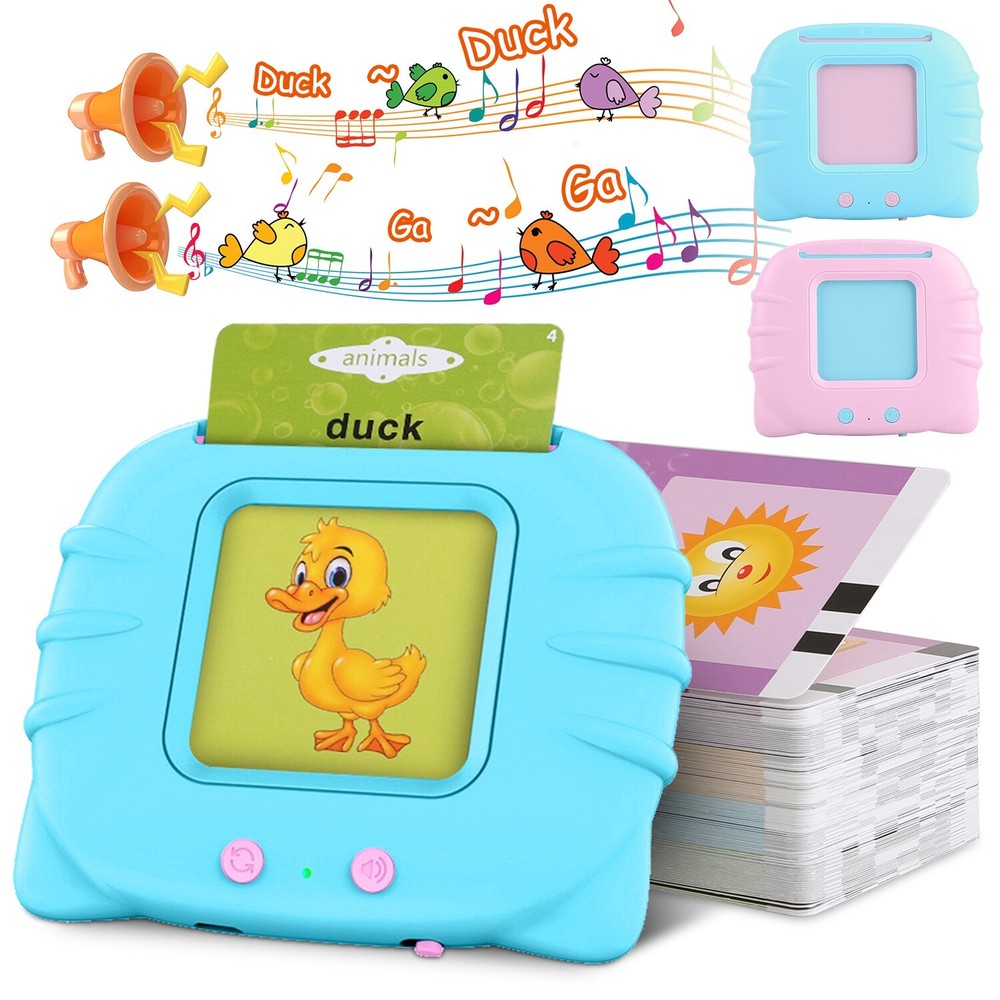Talking Flash Cards for Toddler Learning Educational Machine Speech Therapy Toy