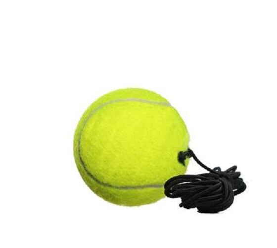 Three Pcs Tennis Balls With Rope For Fixed Rebound Trainer Practice Training Aid