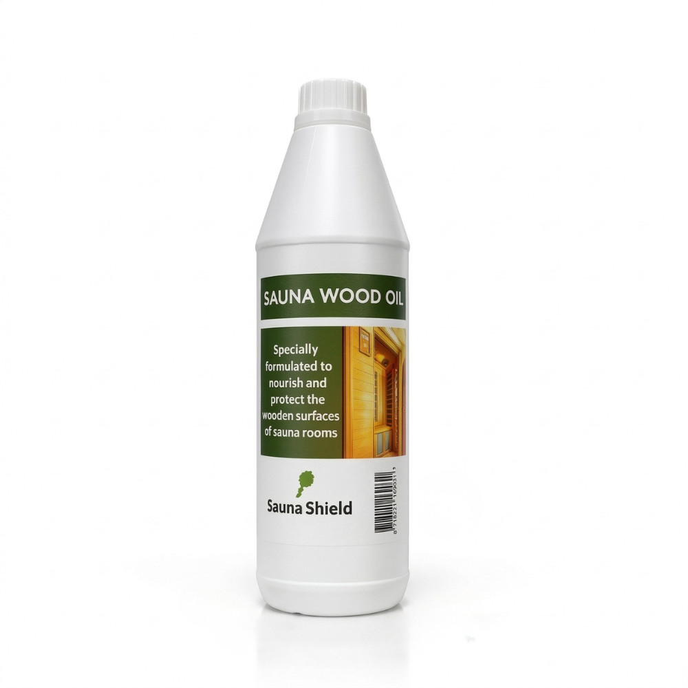 Sauna Shield Sauna Wood Oil (1L) - Protects and Nourishes Sauna Wood