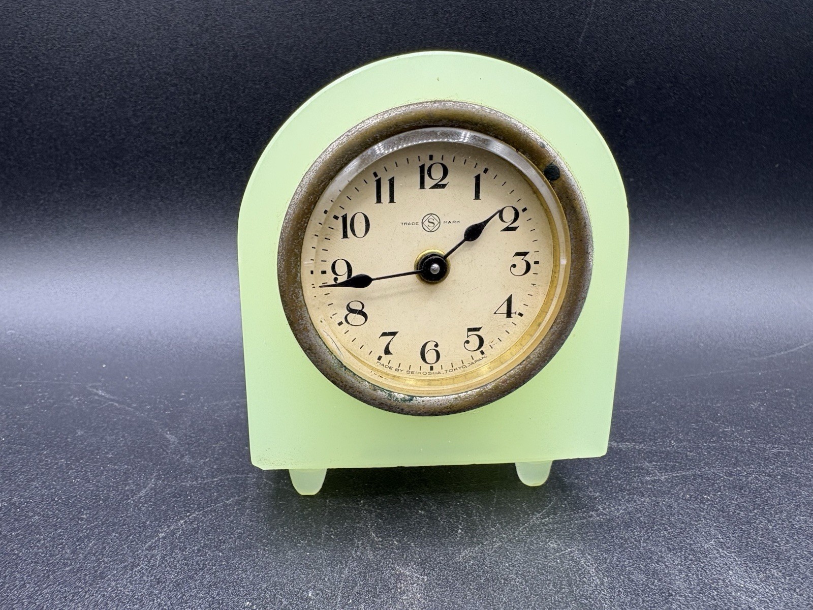 Uranium Glass Clock