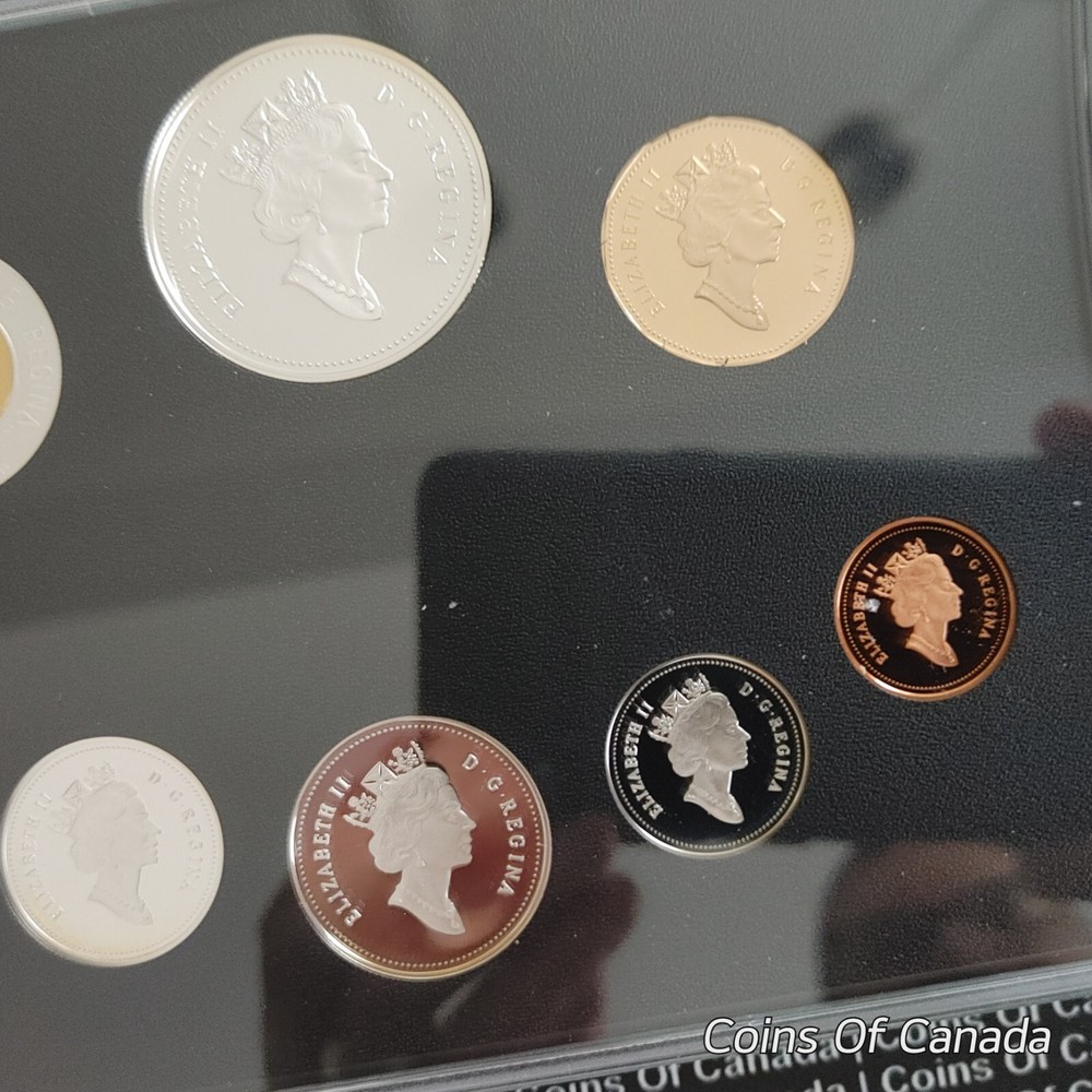 1998 Canada 8 Coin Proof Set - With Special Edition Silver Dollar #coinsofcanada