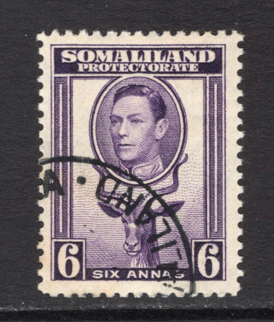 M19761 Somaliland Protectorate 1938 SG98 - 6a violet
