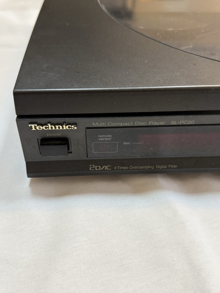 Vintage Technics SL-PC20 5 Disc CD Player - Tested Working - Read Description