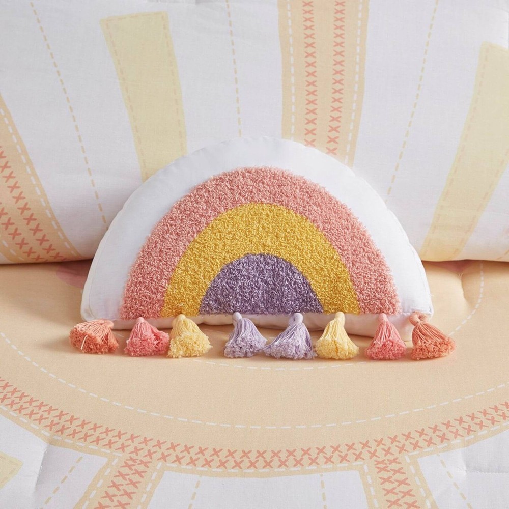 Dawn Sunshine Printed Reversible Comforter Set, Twin