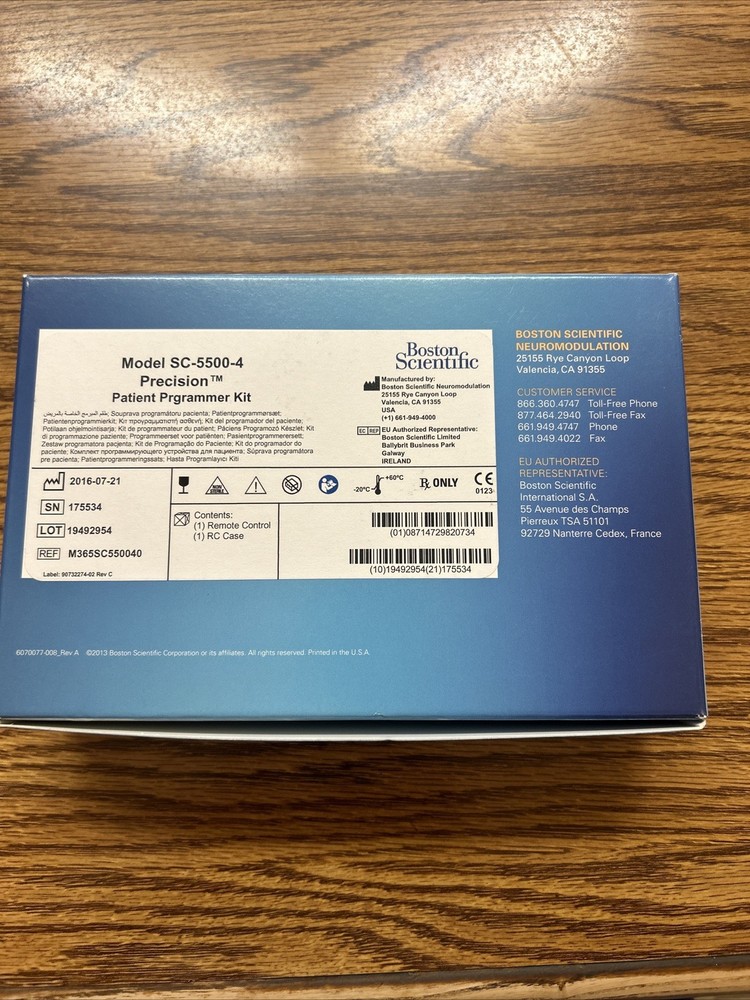 Boston Scientific: Precision Programmer Kit, Model SC-5500-4