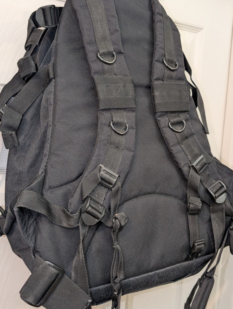 Piper Gear Large Bugout Bag Expanding Backpack Black