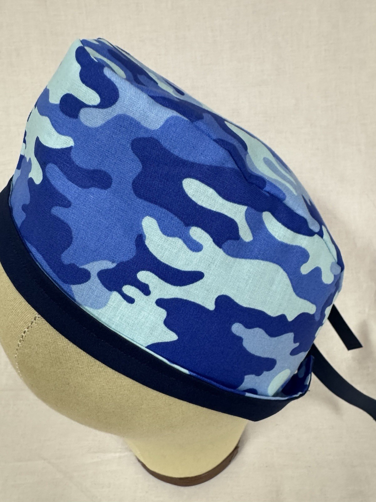 Men/Women Surgical Scrub Cap Skull/Chemo Hat Lined Camo Camouflage Cotton