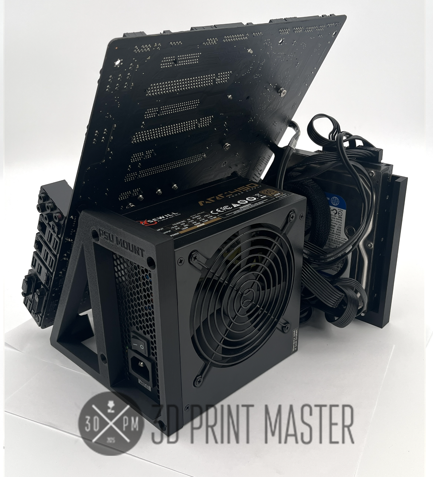 Crypto Mining Motherboard Test Bench + GPU Stand / PC and Test Rig + Screws