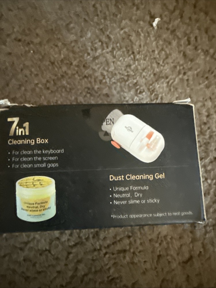 Keyboard cleaning gel