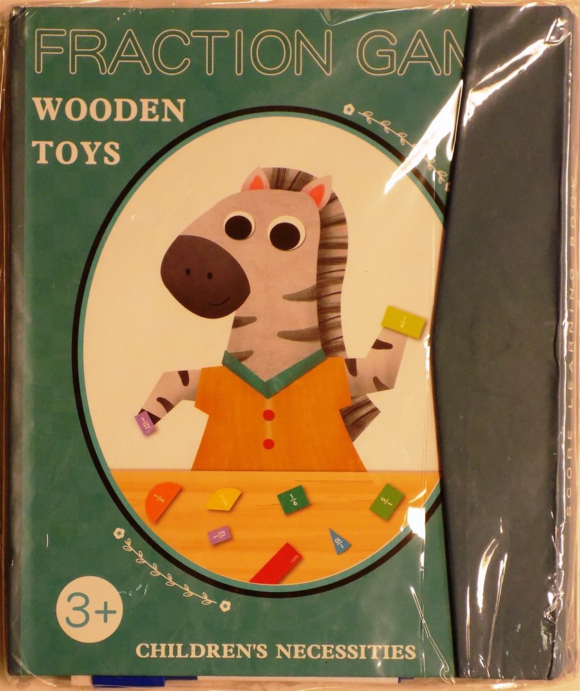 Fraction Game Learning Toys Children's Necessities Age 3+ Score Learning Book