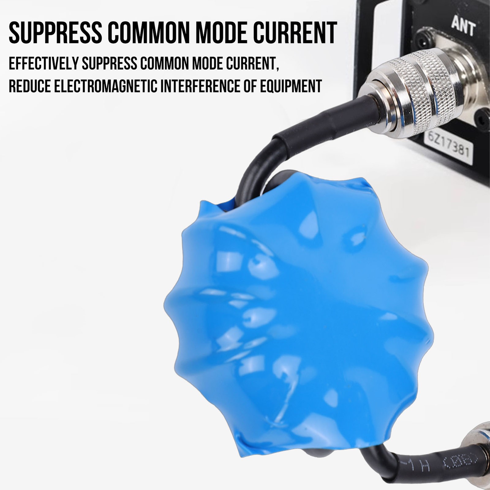 HF Common Mode Choke Balun 1.8-30MHz Shortwave Choke 1:1 200W Power