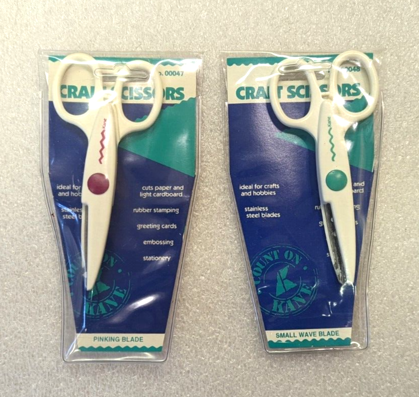5 Kane Kraft Edgers Assorted Pattern Craft Scissors, Crafting Pattern Edging
