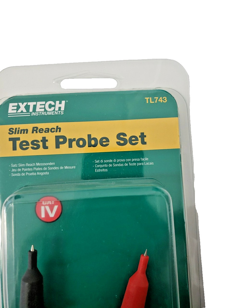 Extech TL743: Slim Reach Test Probe Set