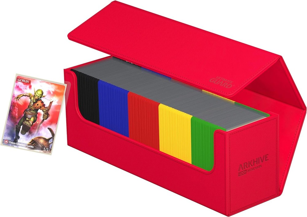 Ultimate Guard Arkhive 400+ XenoSkin Monocolor Red