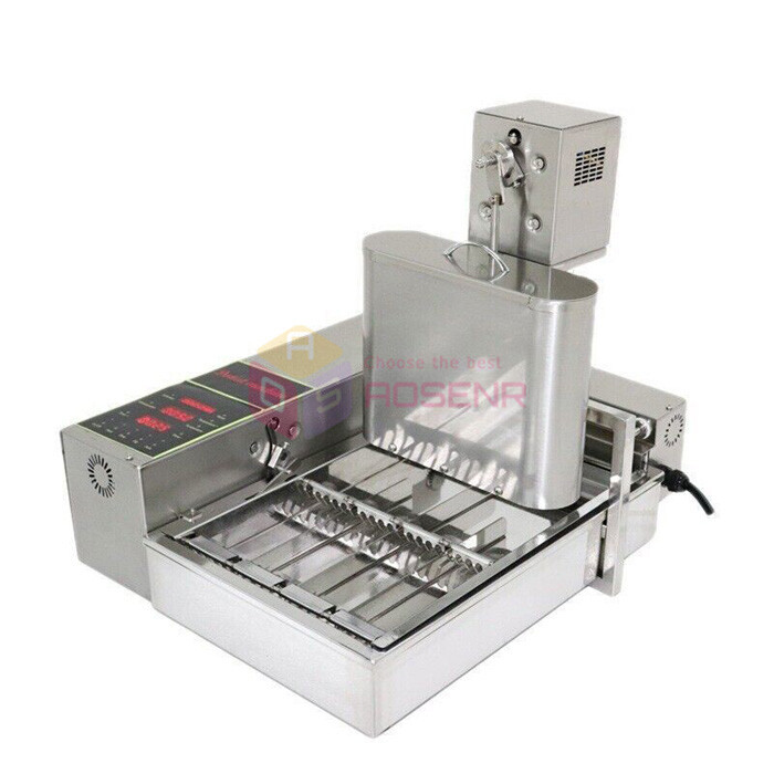 Commercial Automatic Donut Maker Stainless Steel Doughnut Making Machine 4 Rows