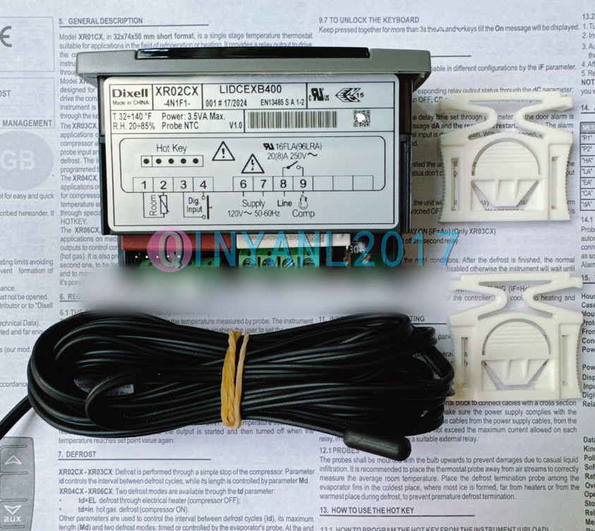 1PCS NEW Dixell Temperature Controller XR02CX-4N1F1