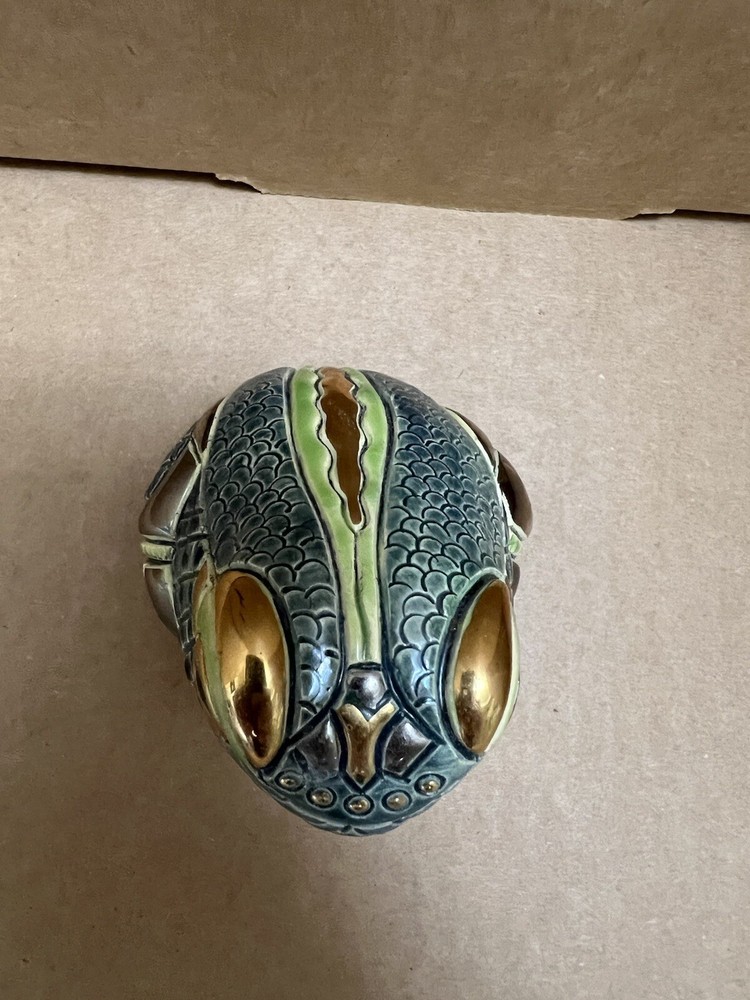 Rinconada Silver 2000 Anniversary Toad 731 Figurine piece RARE: Minor Chips