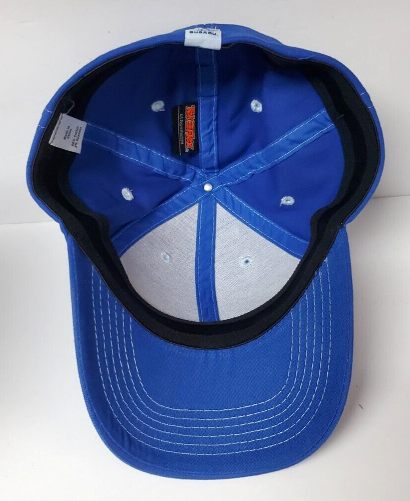 SUBARU Hat Cap Blue One Size Tek Flex Car Driver