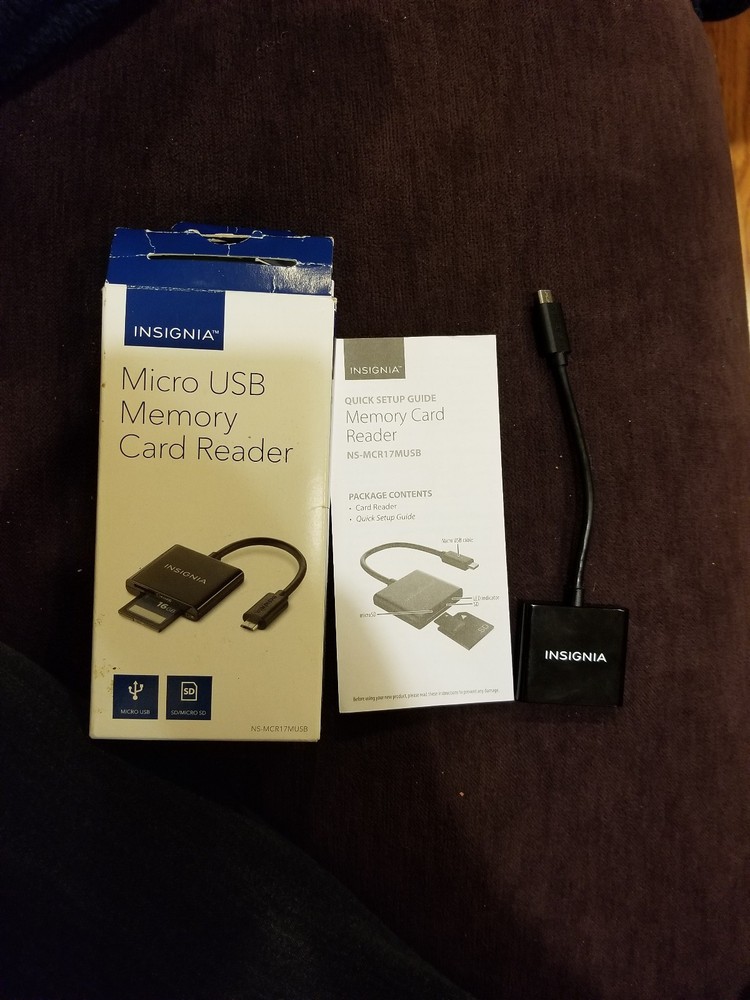 Insignia Micro Usb Memory Card Reader