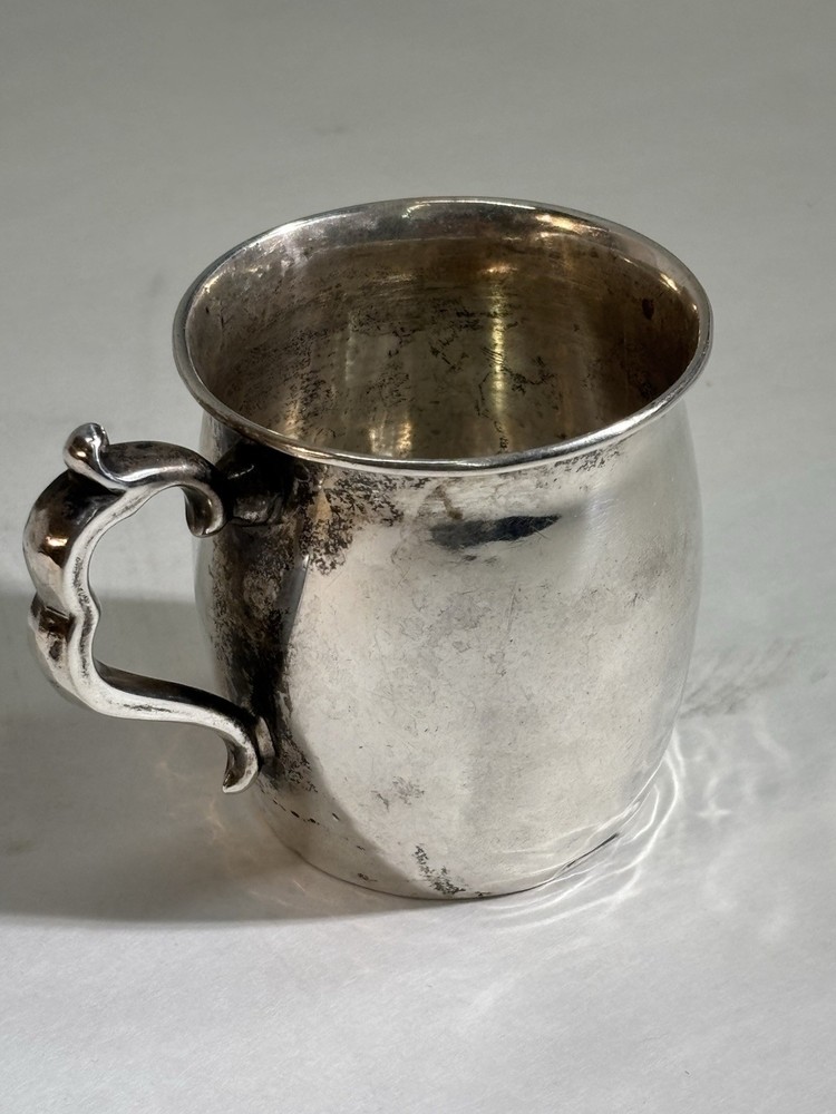 Vintage Solid Sterling Silver Mug/Cup 54.7g SSMC 0425
