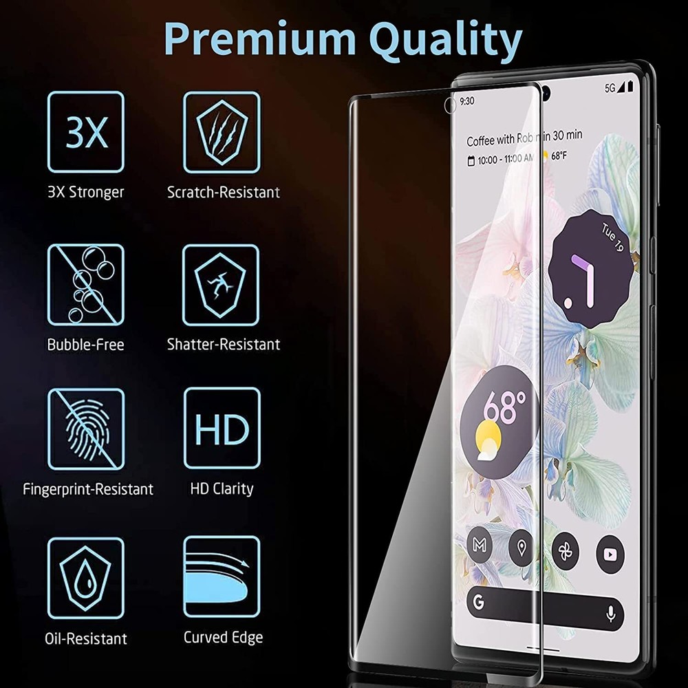 2x Tempered Glass Screen Protector For Google Pixel 6/7/8 / 7A /7 Pro /8Pro