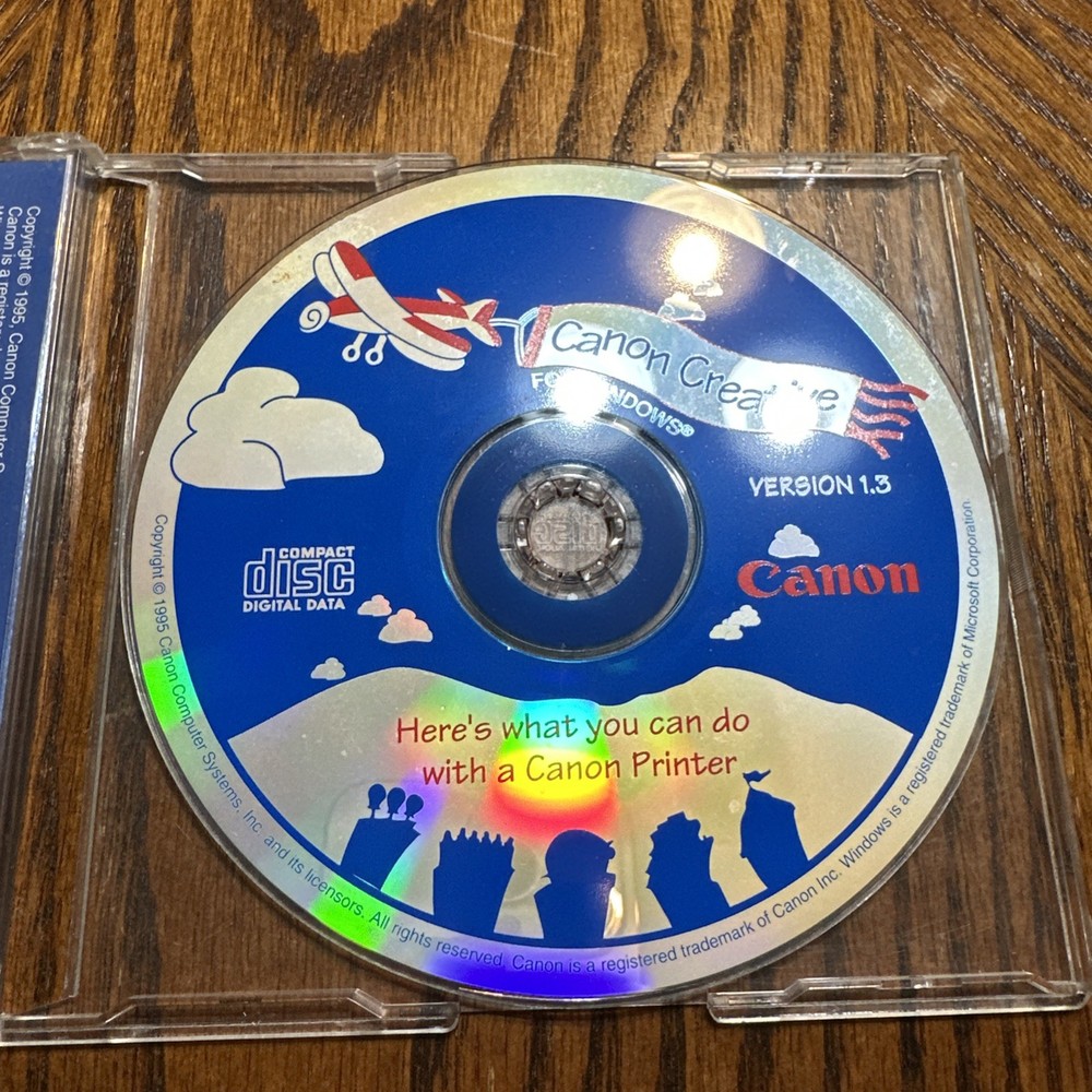 Canon Creative CD Rom For Windows Version 1.3