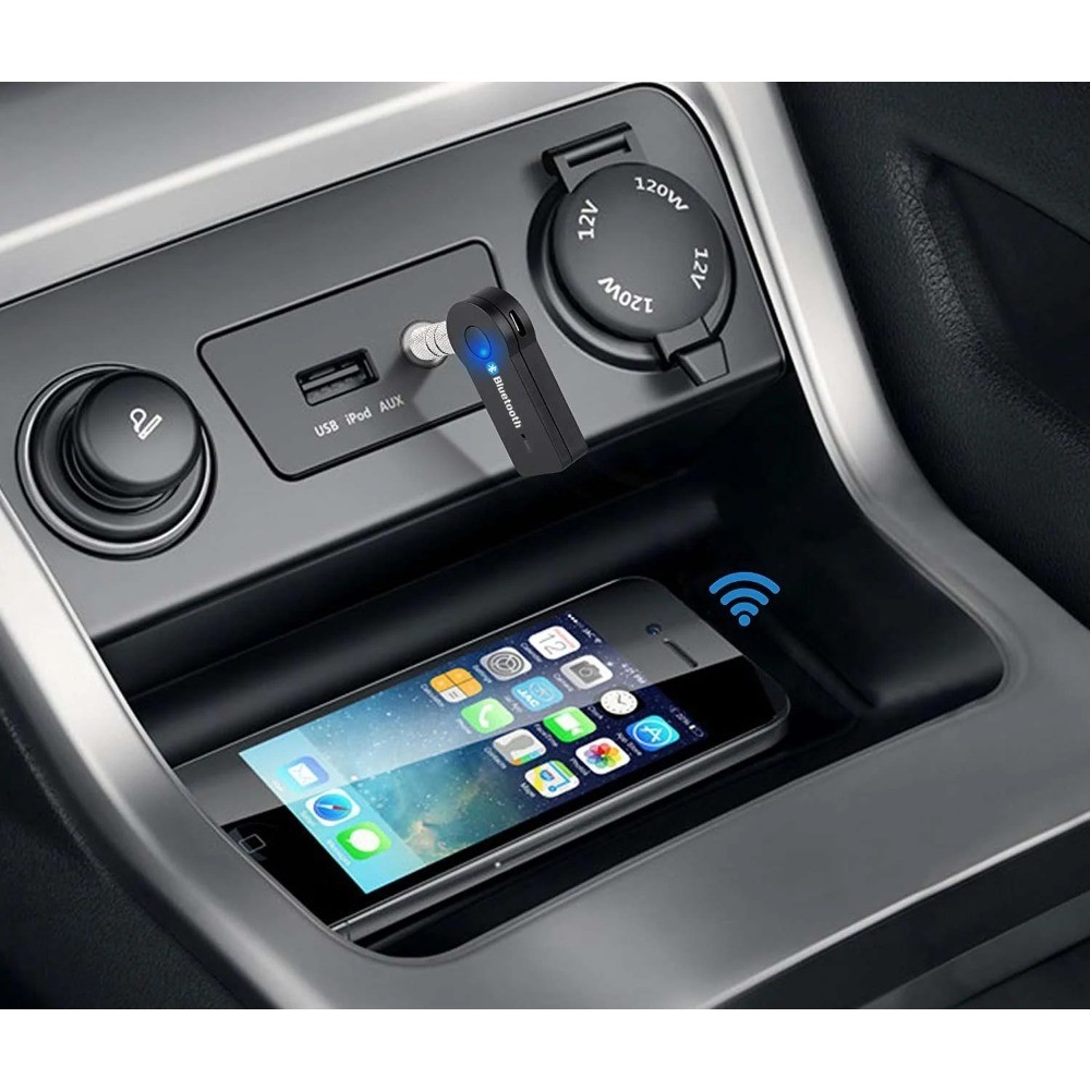 Wireless Bluetooth Car Hands-Free Kit for Music Streaming and Phone Calls