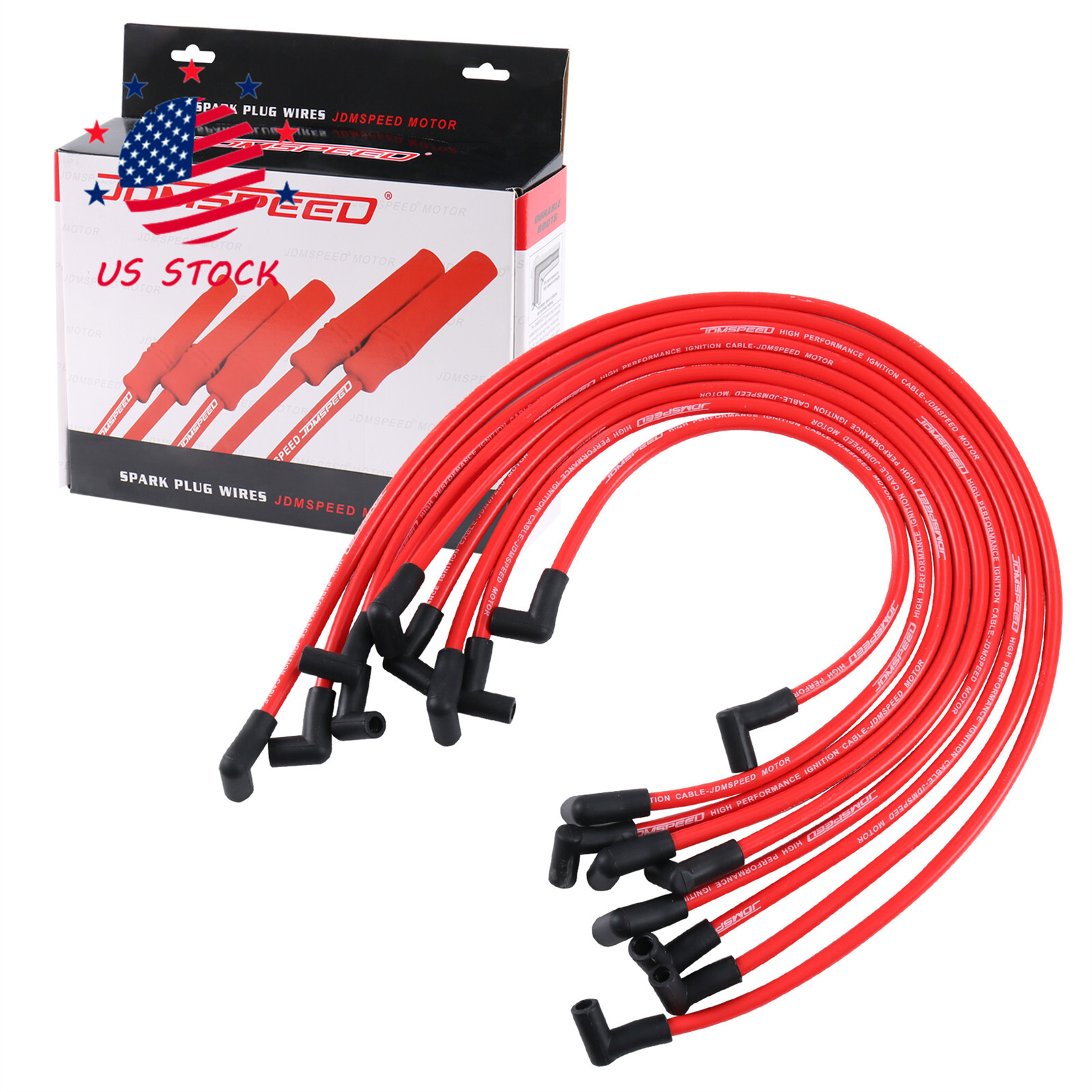 10.5 MM High Performance Spark Plug Wire Set HEI SBC BBC 350 383 454 Electronic