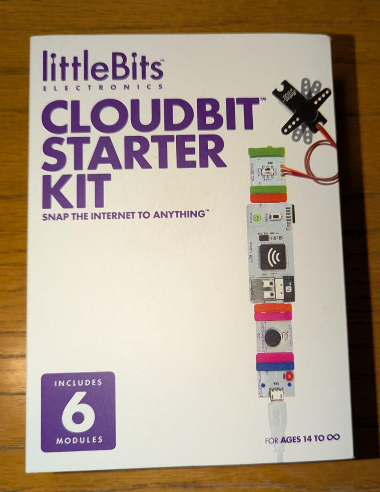 LittleBits CloudBit Starter Kit 6 Modules STEM Learning Circuitry Complete w/Box