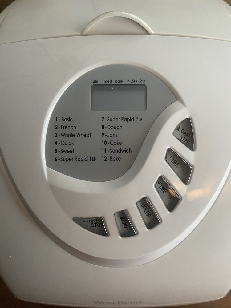 West Bend 41400 Bread Maker