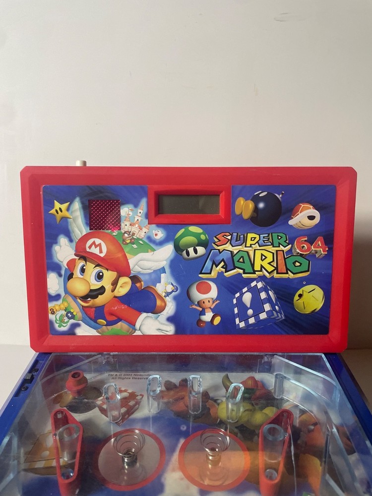 Super Mario 64 Table Top Pinball 16x10 Untested