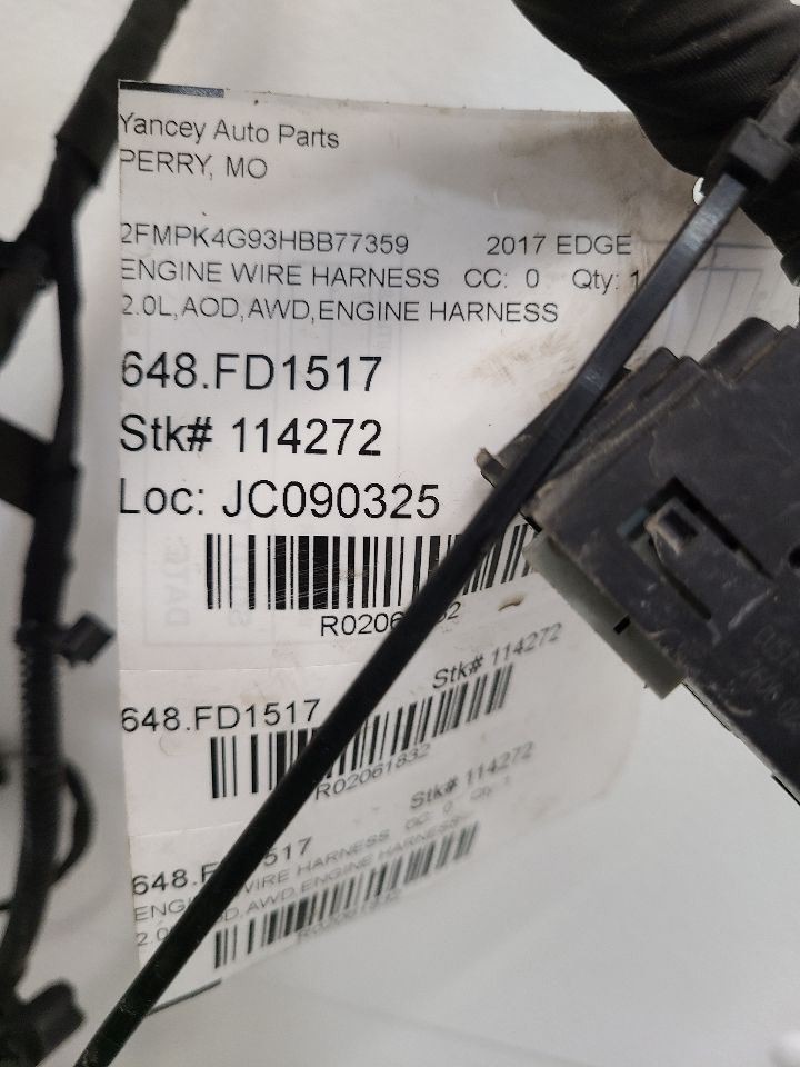 2017 FORD EDGE Engine Wire Harness