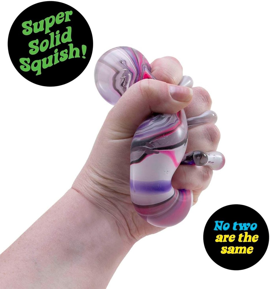 Schylling NeeDoh Nice Cube Swirl - Super Solid Squish Sensory Toy - 2 Pack