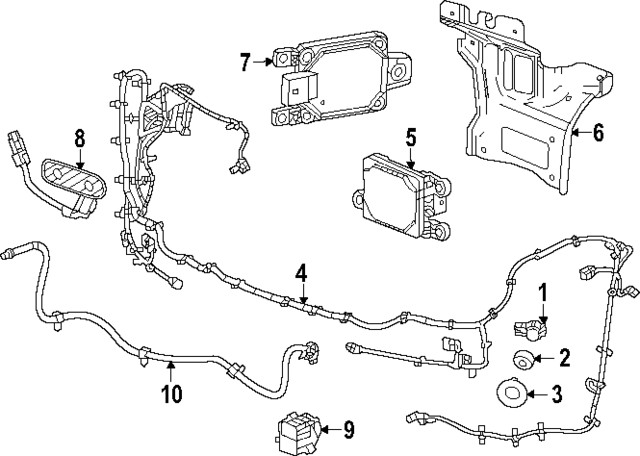 Genuine GM Night Vision Camera 84834198