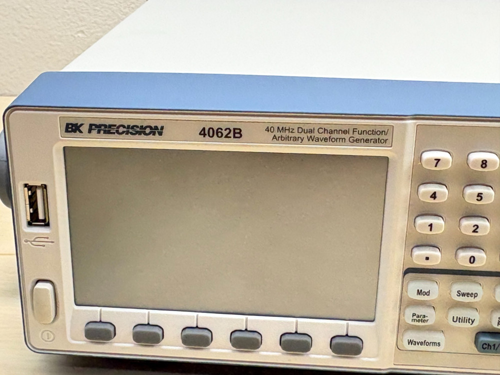 BK Precision 4062B Dual Channel Function Arbitrary Waveform Generator, 40 MHz