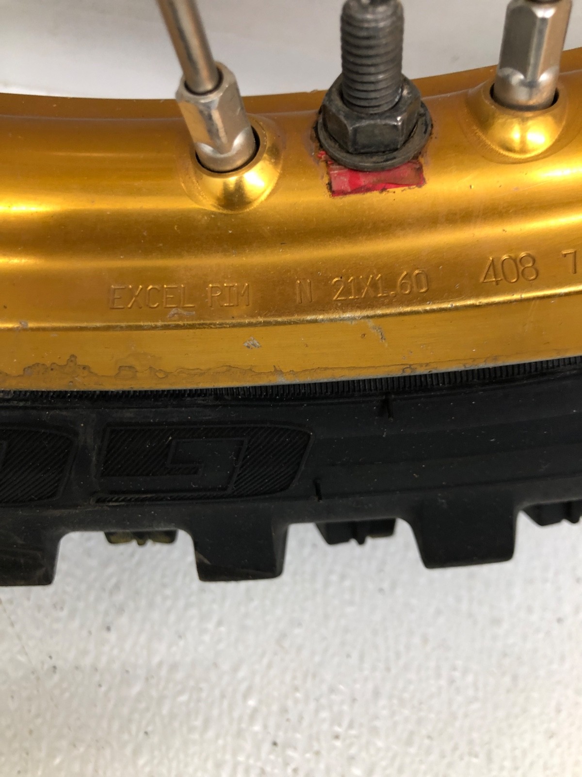 HAAN DUBYA TAKASAGO EXCEL HONDA CRF250R CRF450R FRONT & REAR WHEEL & TIRE RIM